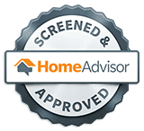 HomeAdvisor approved service badge